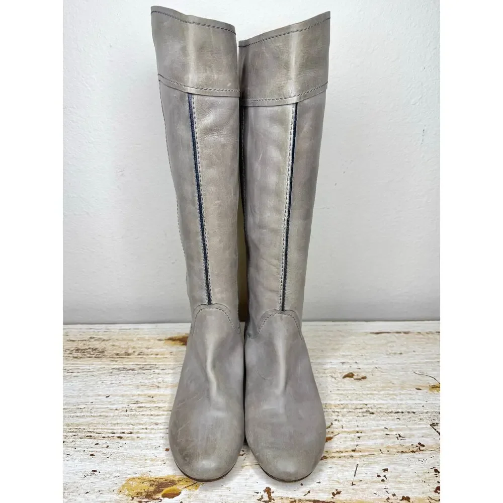 Chloé Contrast Stitch Heloise Knee Length Boots 37